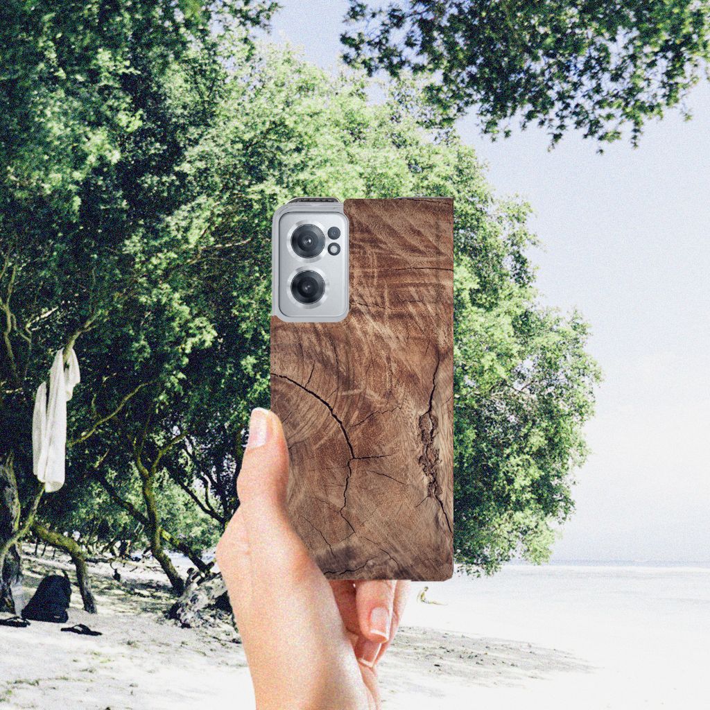 OnePlus Nord CE 2 5G Book Wallet Case Tree Trunk - B2C Telecom