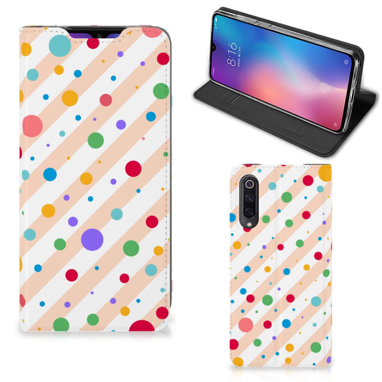 Xiaomi Mi 9 Hoesje met Magneet Dots