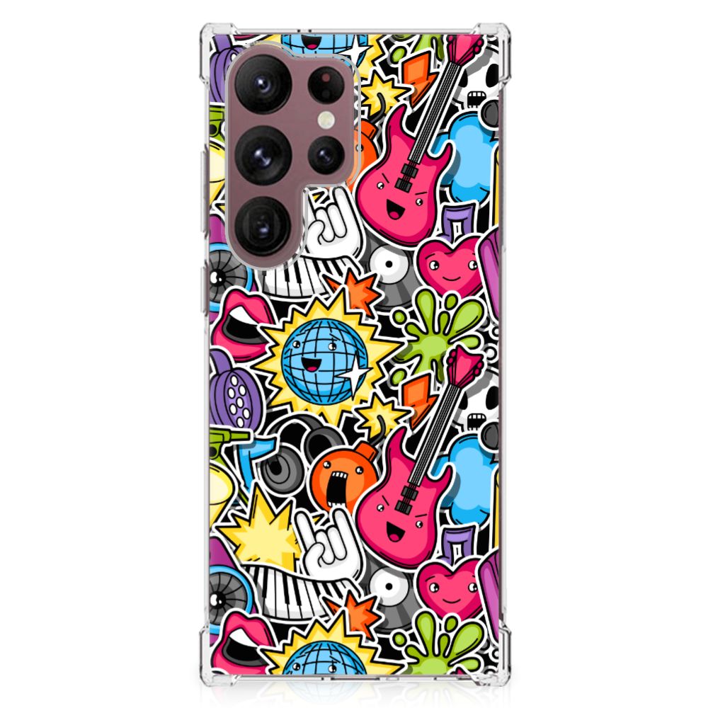 Samsung Galaxy S23 Ultra Anti Shock Bumper Case Punk Rock B2C Telecom