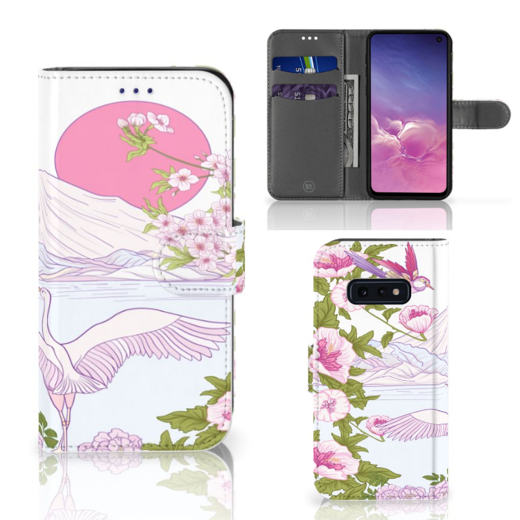 Samsung Galaxy S10e Telefoonhoesje met Pasjes Bird Standing