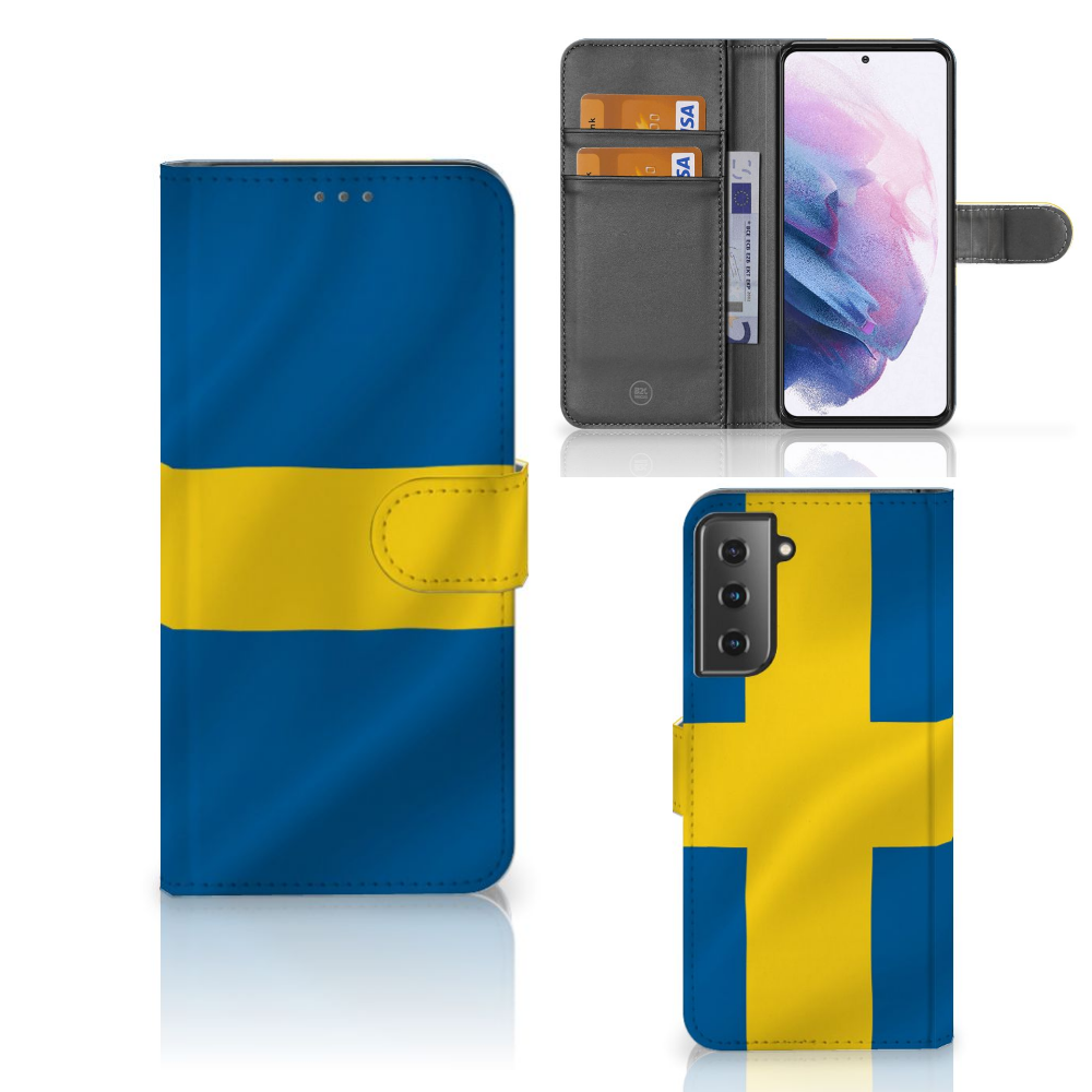 Samsung Galaxy S21 Plus Bookstyle Case Zweden