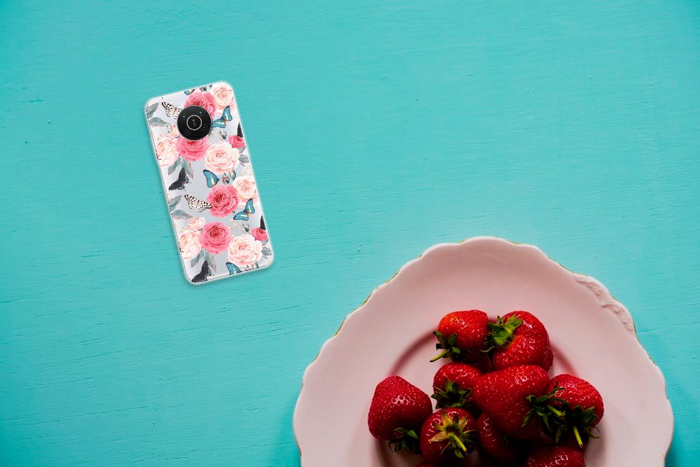 Nokia X10 | X20 TPU Case Butterfly Roses B2C Telecom