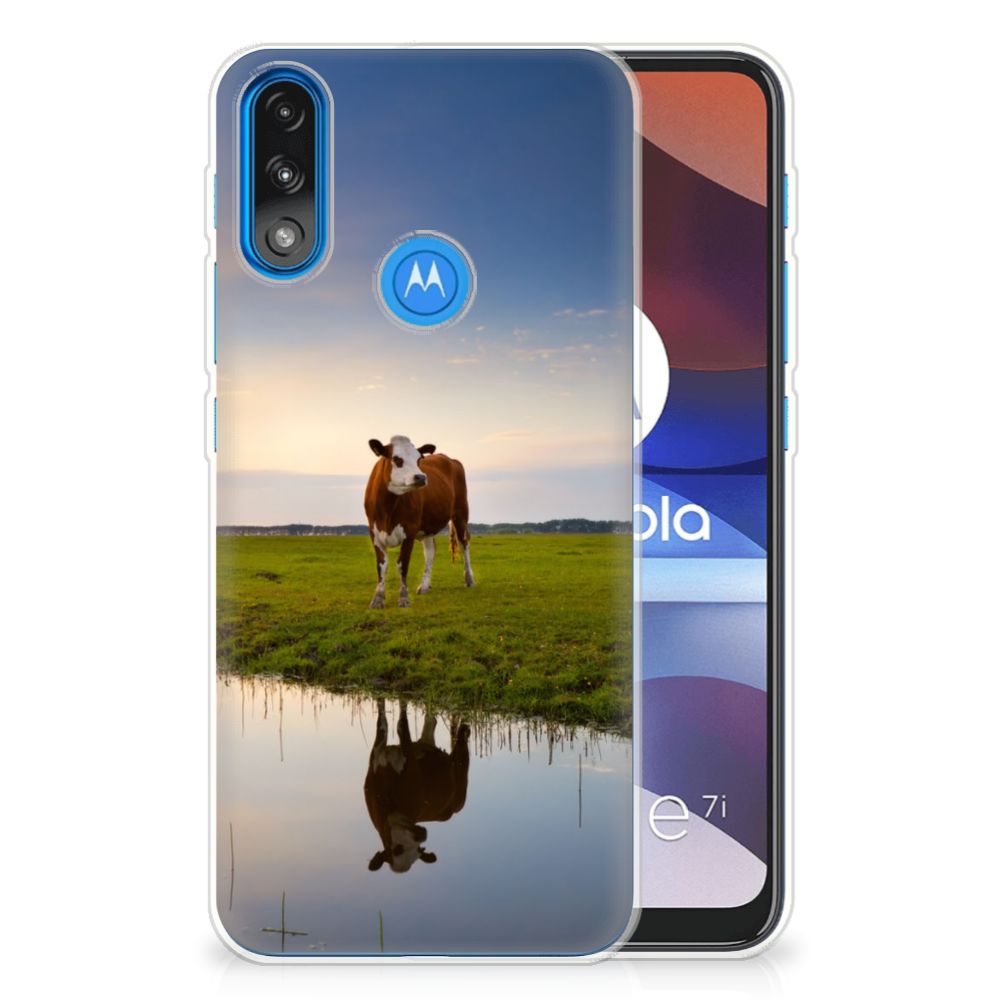 Motorola Moto E7/E7i Power TPU Hoesje Koe B2C Telecom