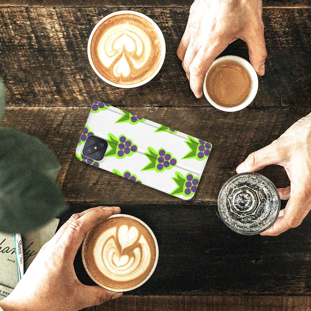 OPPO Reno4 Z 5G Flip Style Cover Druiven - B2C Telecom