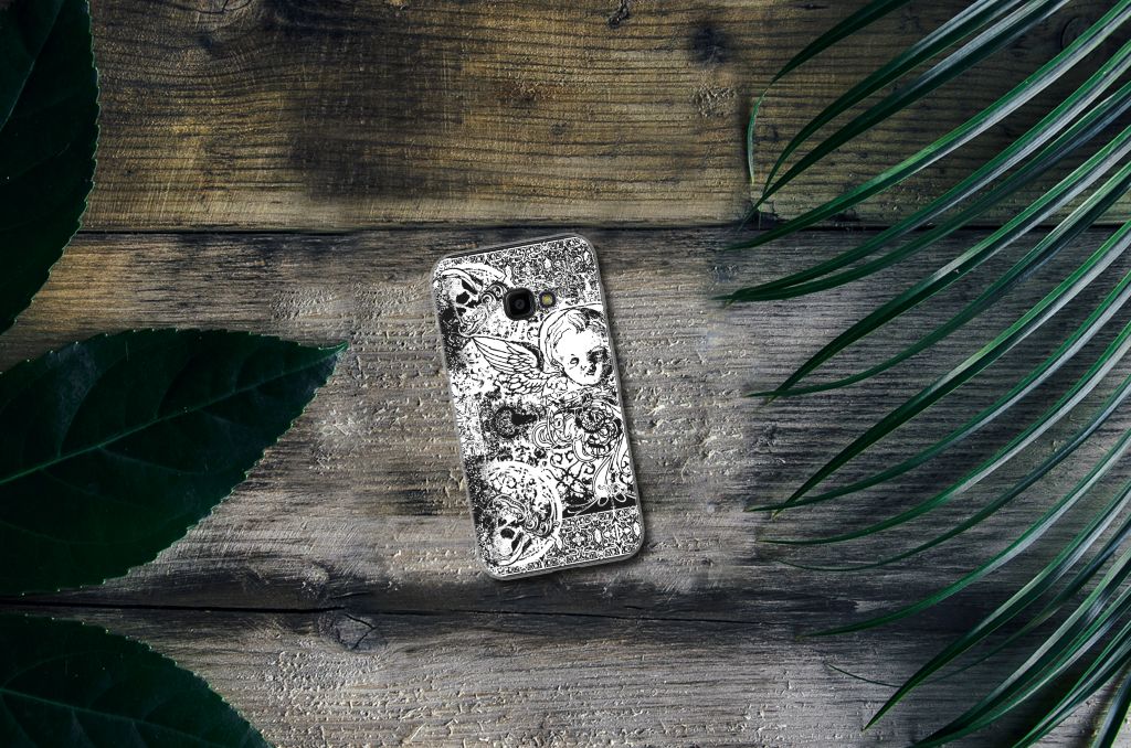 Silicone Back Case Samsung Galaxy Xcover 4 | Xcover 4s Skulls Angel