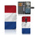 Nokia 2.4 Bookstyle Case Nederlandse Vlag met artistiek ontwerp geïnspireerd door de Nederlandse vlag.