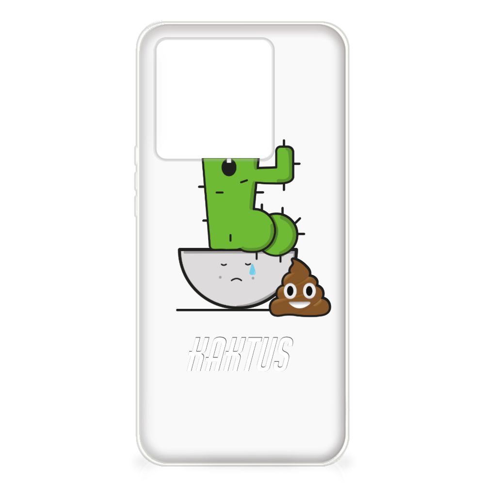 Xiaomi 13T Telefoonhoesje met Naam Cactus Poo