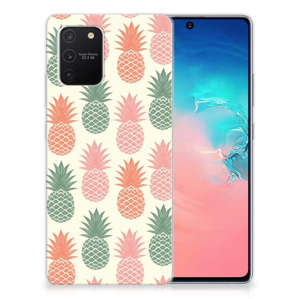 Samsung Galaxy S10 Lite Siliconen Case Ananas B2C Telecom