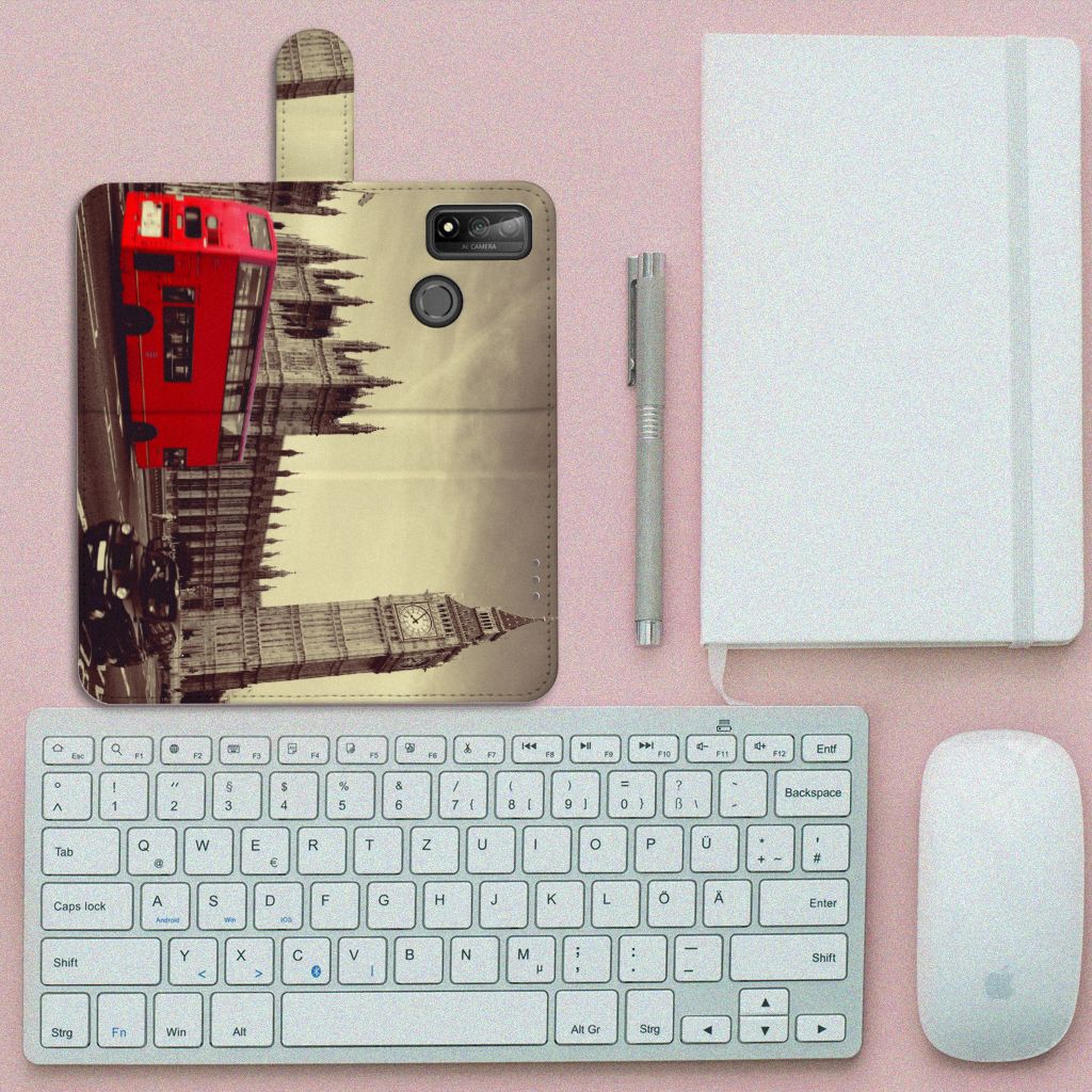 Huawei P Smart 2020 Flip Cover Londen