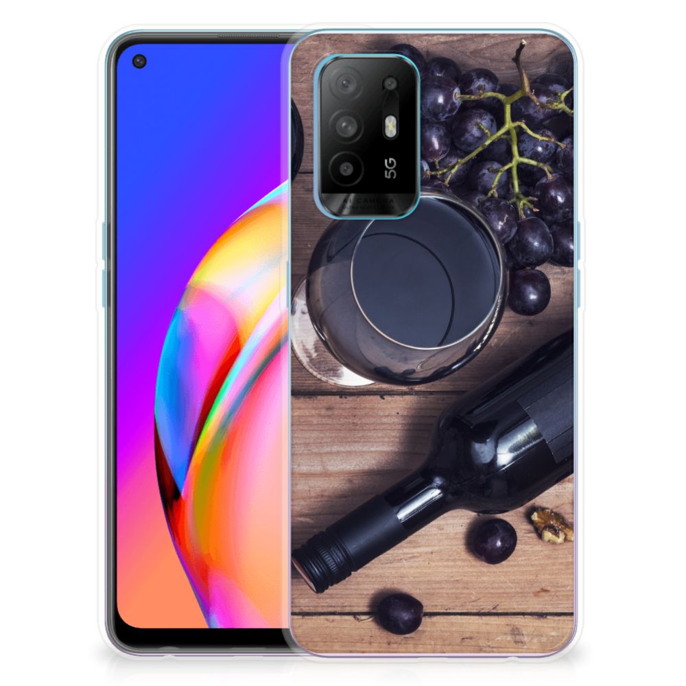 OPPO A94 5G | Reno5 Z Siliconen Case Wijn B2C Telecom