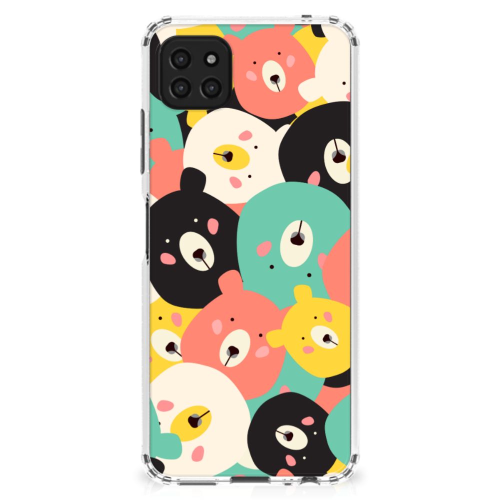 Samsung Galaxy A22 5G Stevig Bumper Hoesje Bears B2C Telecom