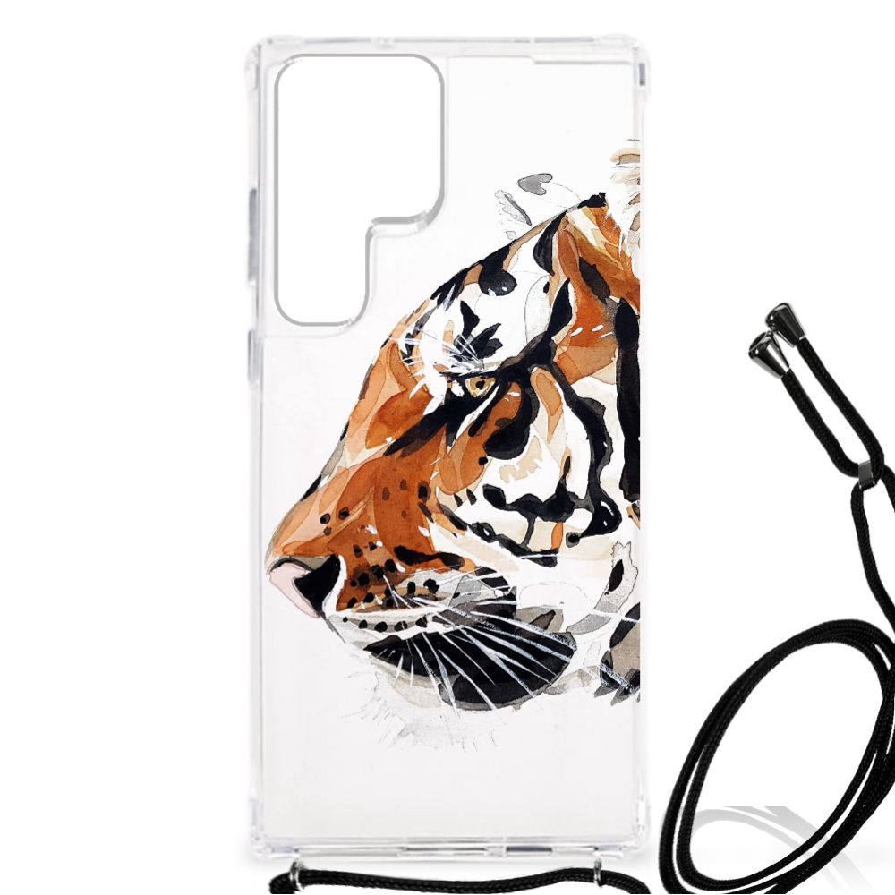 Back Cover Samsung Galaxy S23 Ultra Watercolor Tiger B2C Telecom
