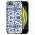 iPhone SE 2022 | SE 2020 | 7/8 Bloemen Hoesje Flower Blue met bloemenprint op een beschermcase voor iPhone 7 en 8