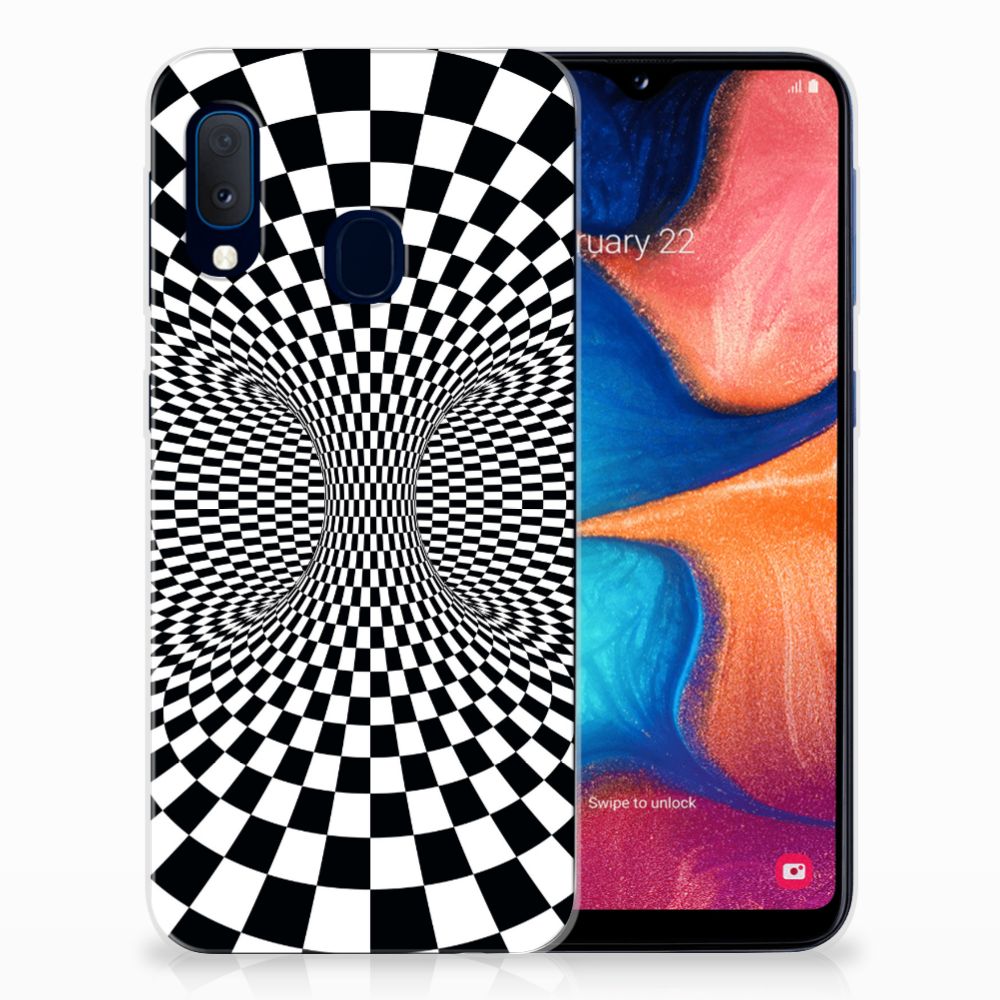 Samsung Galaxy A20e TPU Hoesje Illusie