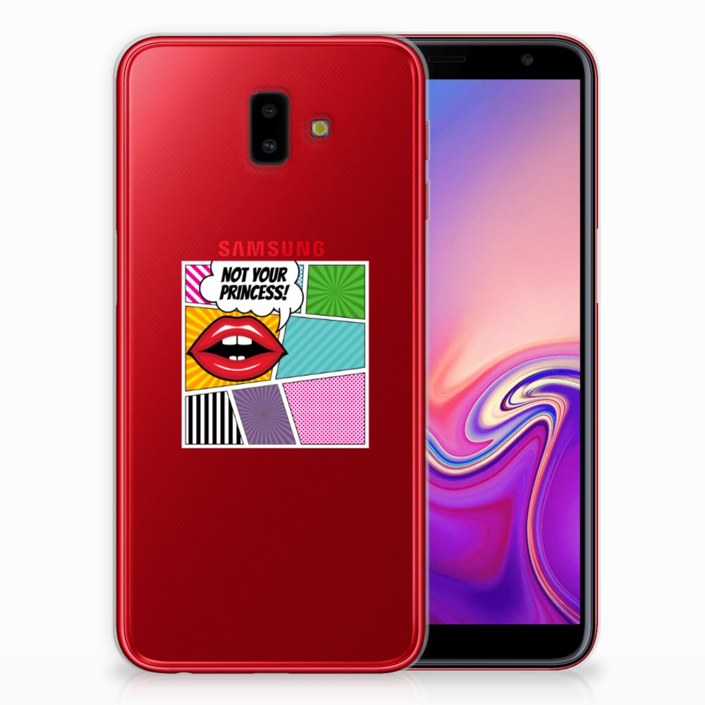 Samsung Galaxy J6 Plus (2018) Silicone Back Cover Popart Princess