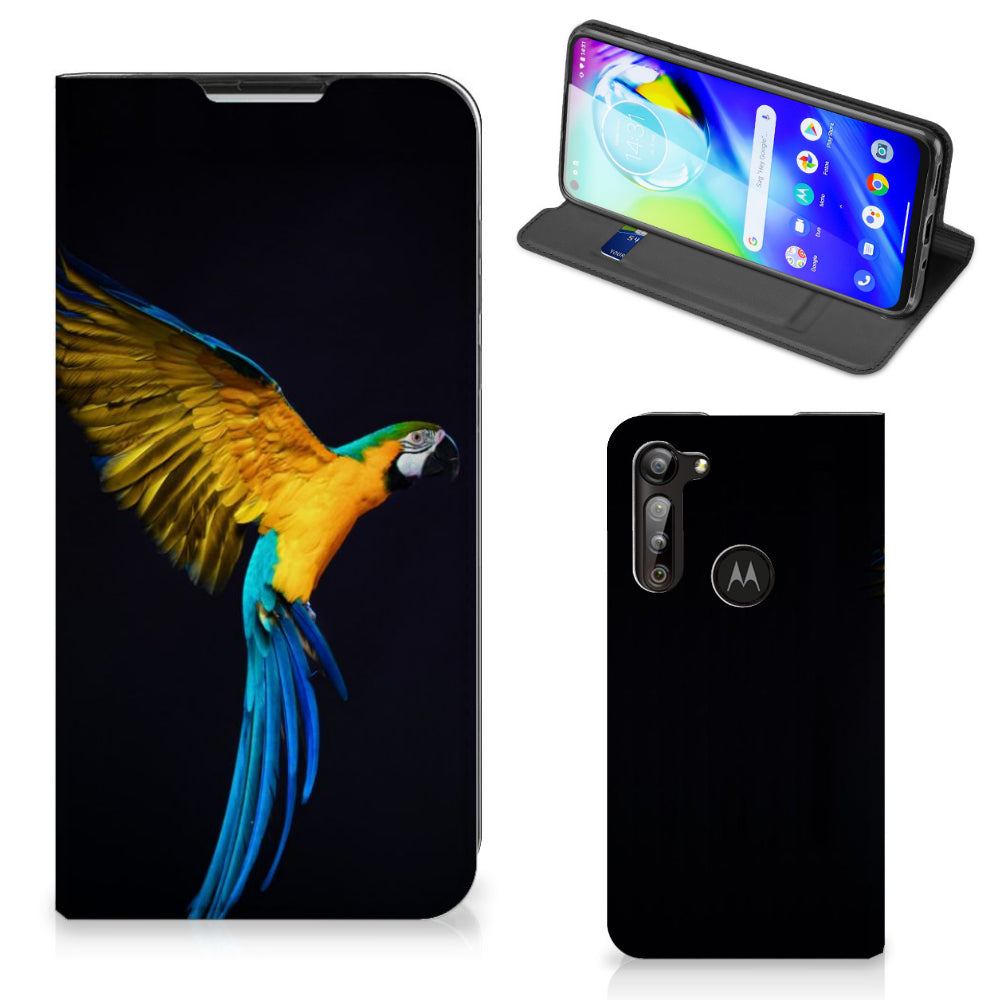 Motorola Moto G8 Power Hoesje maken Papegaai
