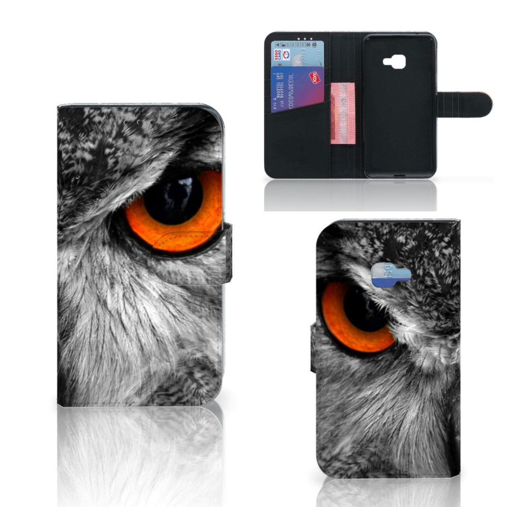 Samsung Galaxy Xcover 4 | Xcover 4s Telefoonhoesje met Pasjes Uil