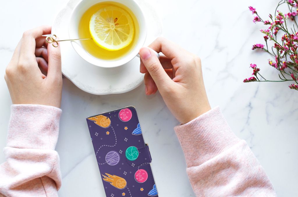 Huawei P40 Wallet Case met Pasjes Space