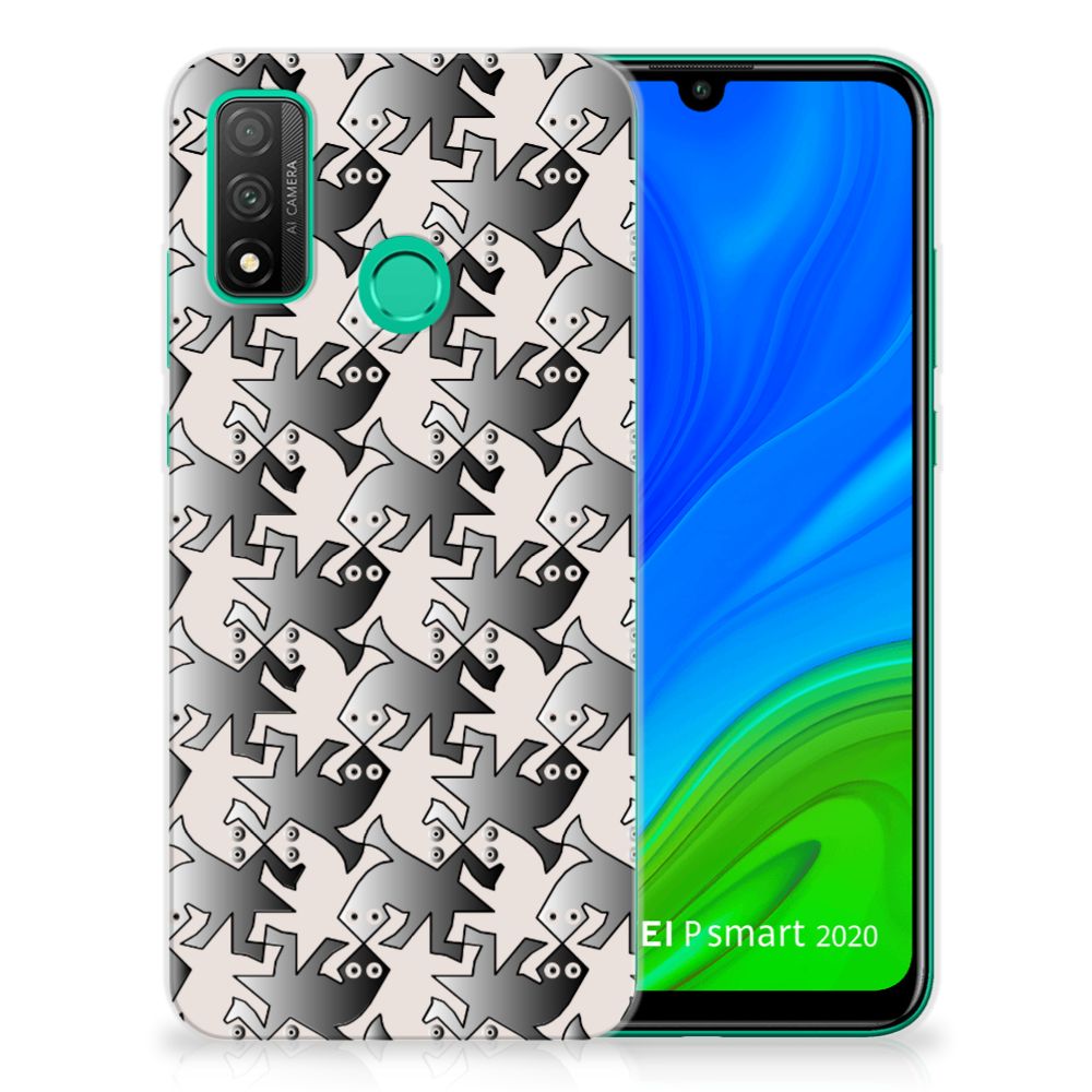 Huawei P Smart 2020 TPU Hoesje Salamander Grey B2C Telecom