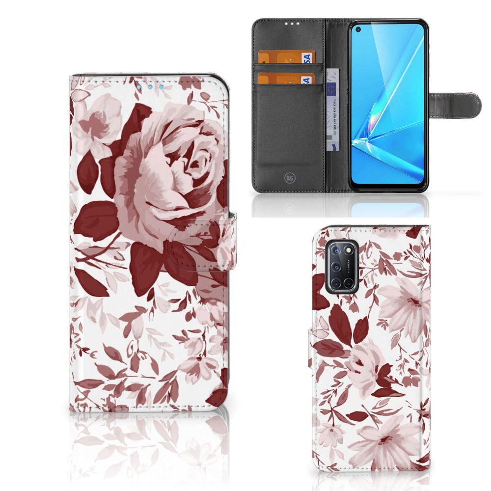 Hoesje OPPO A72 | OPPO A52 Watercolor Flowers