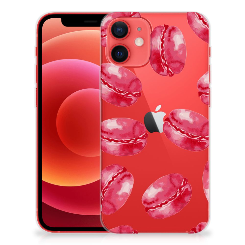 iPhone 12 Mini Siliconen Case Pink Macarons B2C Telecom