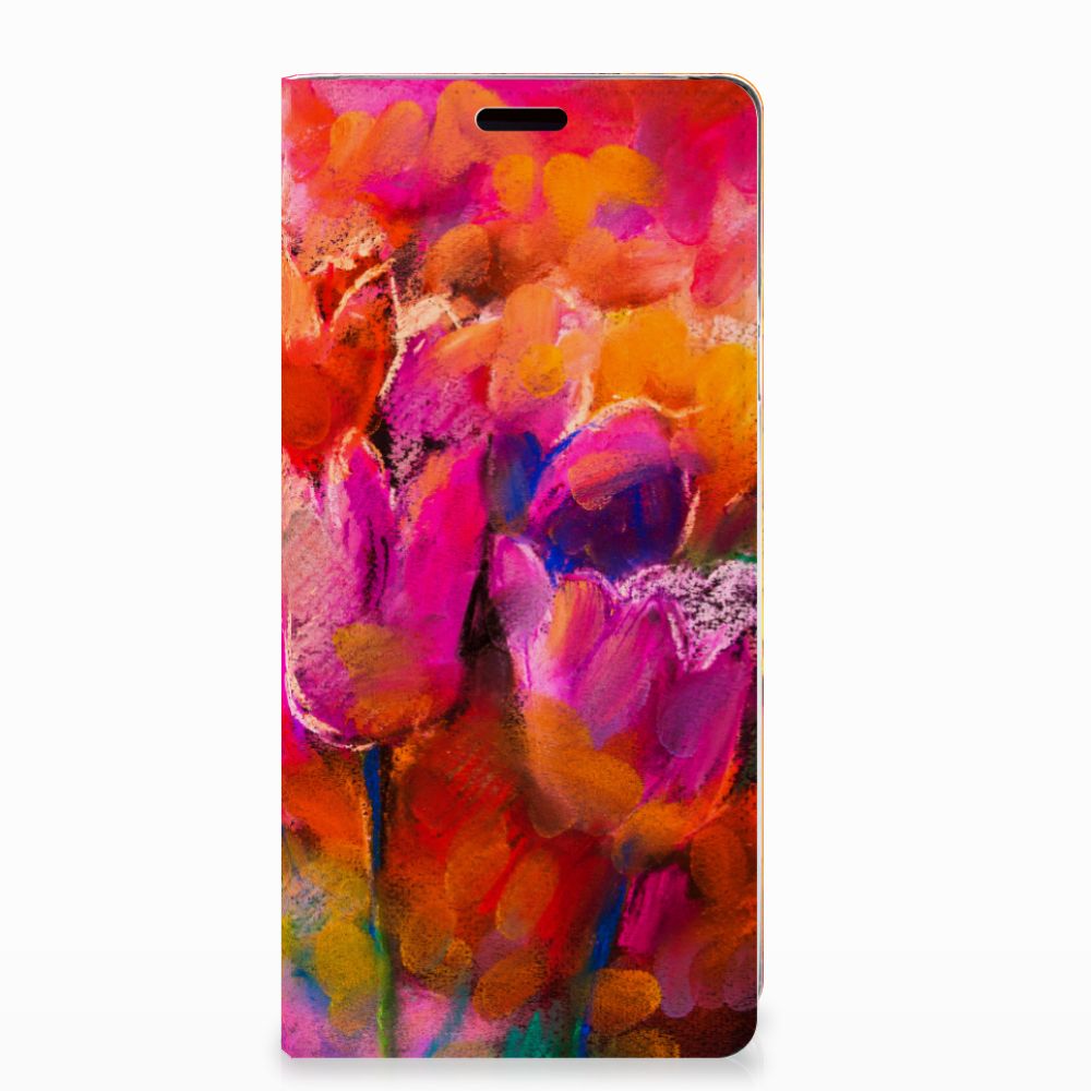 Bookcase Samsung Galaxy Note 9 Tulips