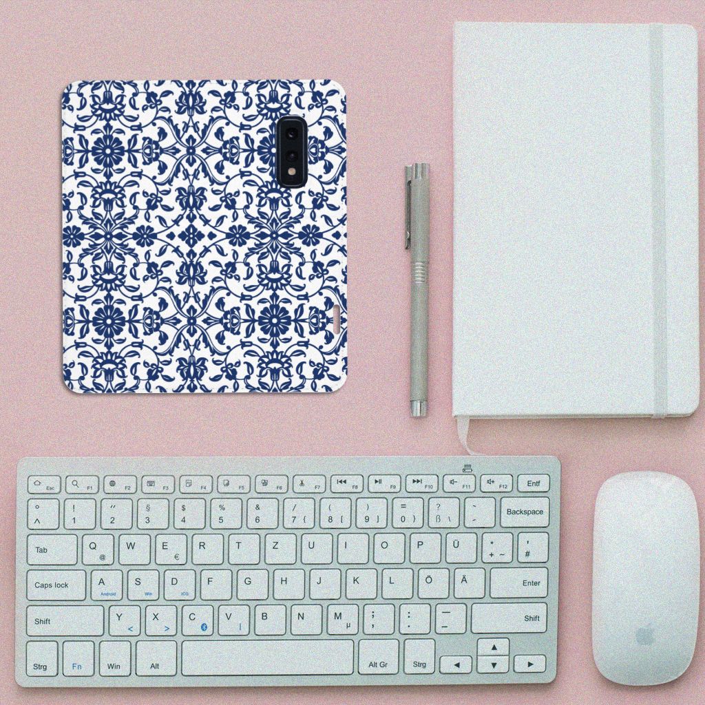 Samsung Galaxy S10e Smart Cover Flower Blue