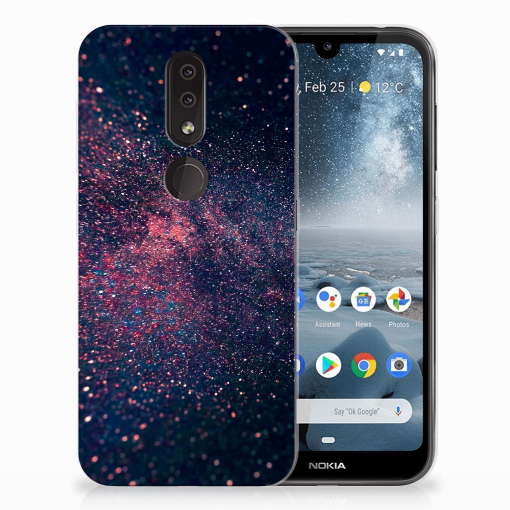 Nokia 4.2 TPU Hoesje Stars