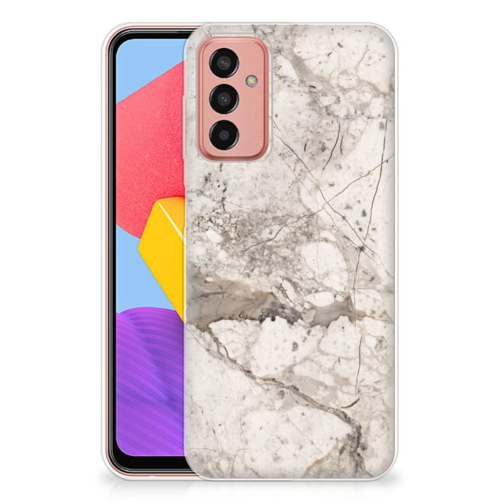 Samsung Galaxy M13 | M23 TPU Siliconen Hoesje Marmer Beige B2C Telecom