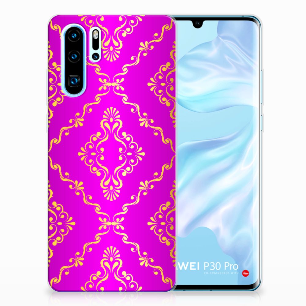 Siliconen Hoesje Huawei P30 Pro Barok Roze