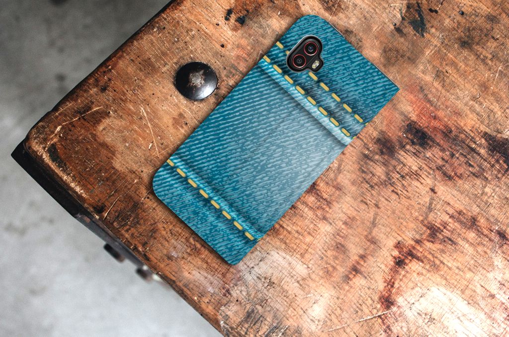 Samsung Galaxy Xcover 6 Pro Hippe Standcase Jeans - B2C Telecom