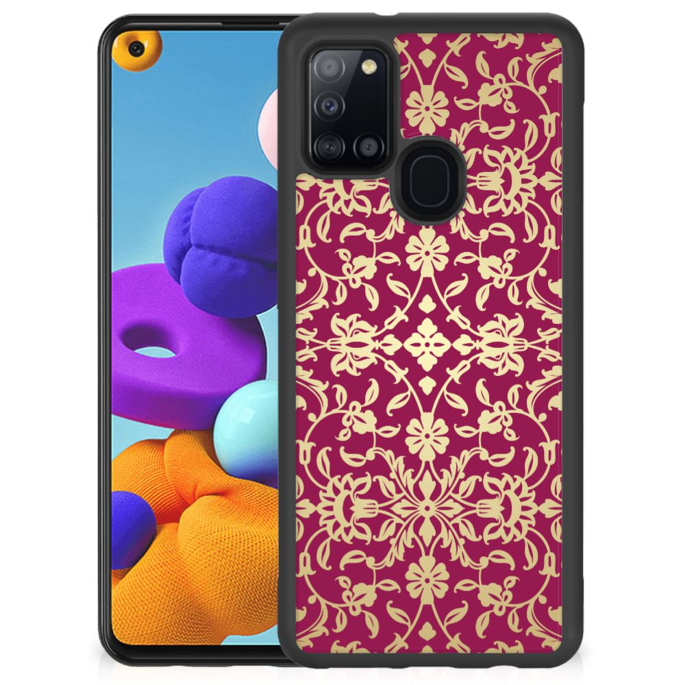Hoesje TPU Samsung Galaxy A21s Barok Pink B2C Telecom