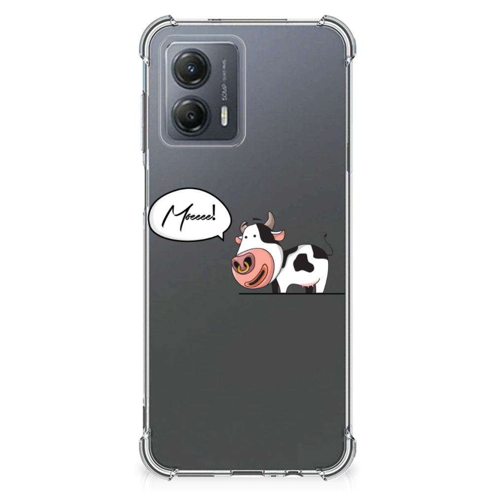 Motorola Moto G53 Stevig Bumper Hoesje Cow B2C Telecom