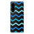 Sony Xperia 1 III TPU bumper Zigzag Blauw