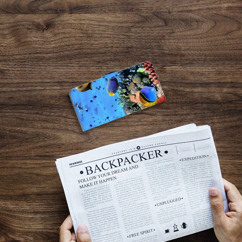OnePlus 9 Telefoonhoesje met Pasjes Vissen