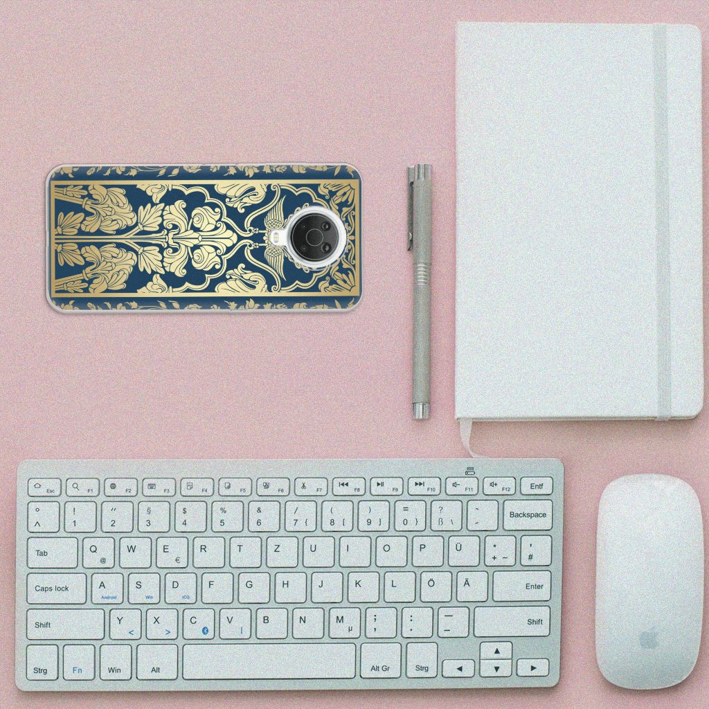 Nokia G20 | G10 TPU Case Beige Flowers B2C Telecom