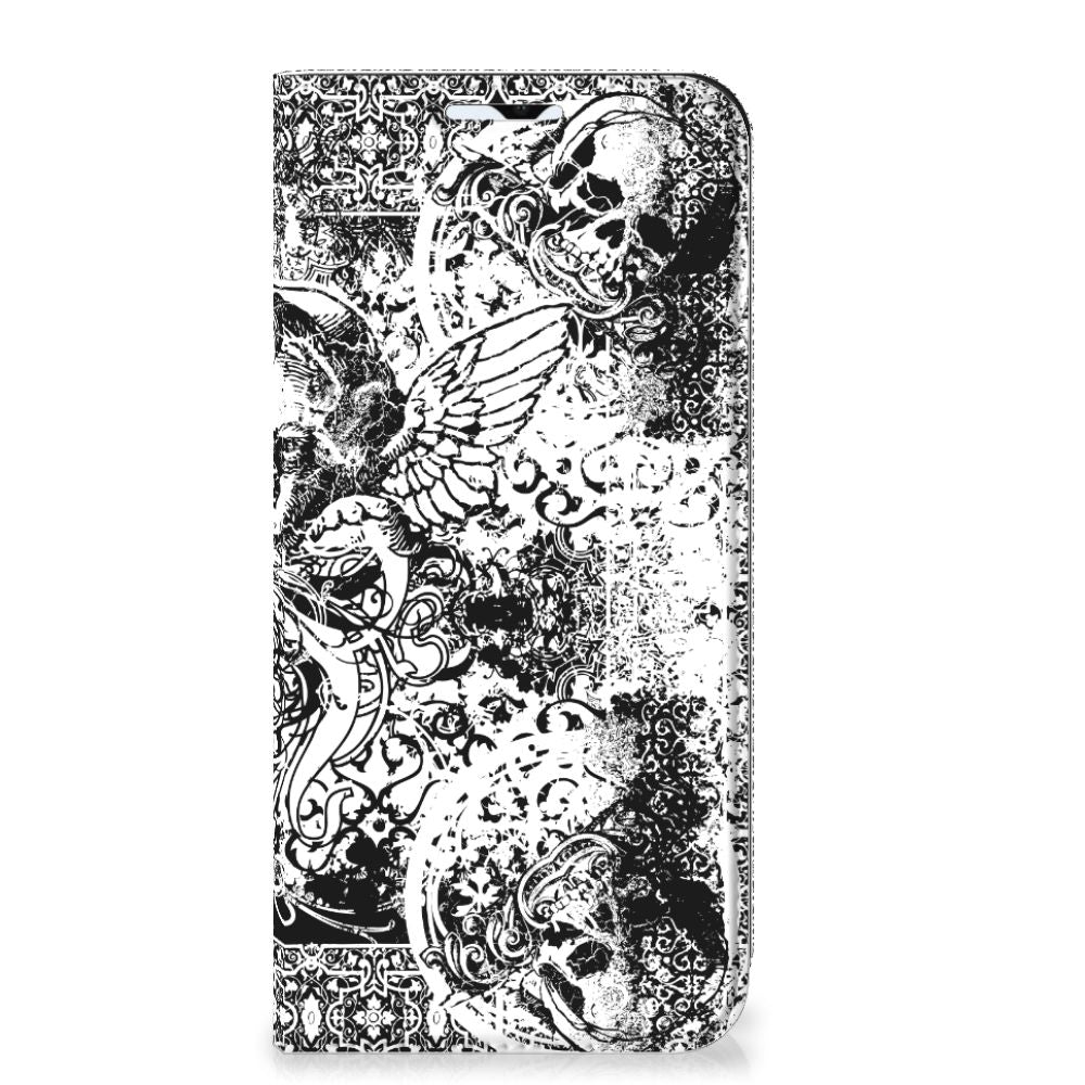 Mobiel BookCase Samsung Galaxy A23 Skulls Angel - B2C Telecom