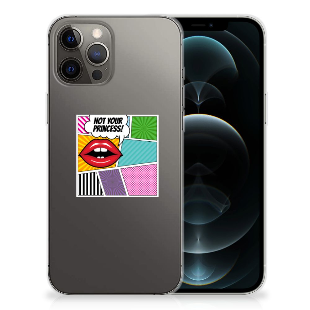 iPhone 12 Pro Max Silicone Back Cover Popart Princess B2C Telecom