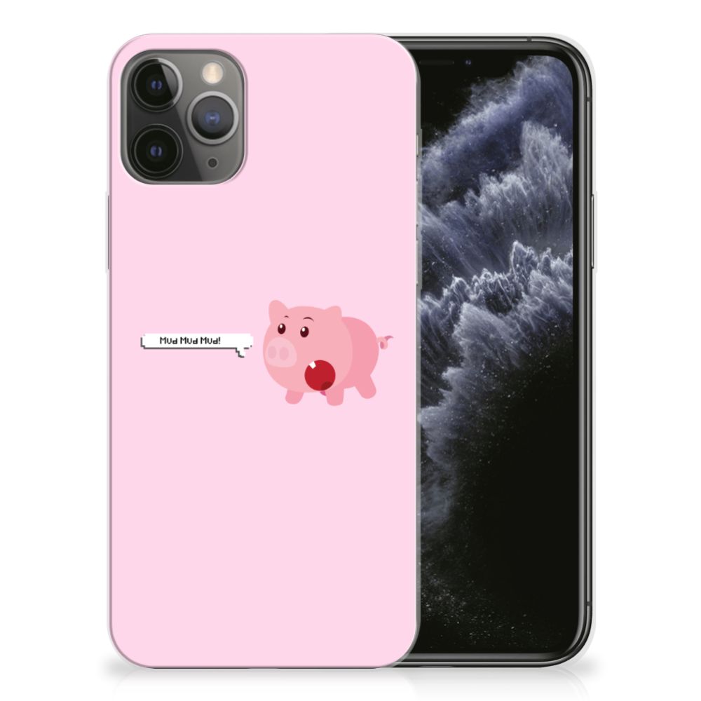 Apple iPhone 11 Pro Telefoonhoesje met Naam Pig Mud