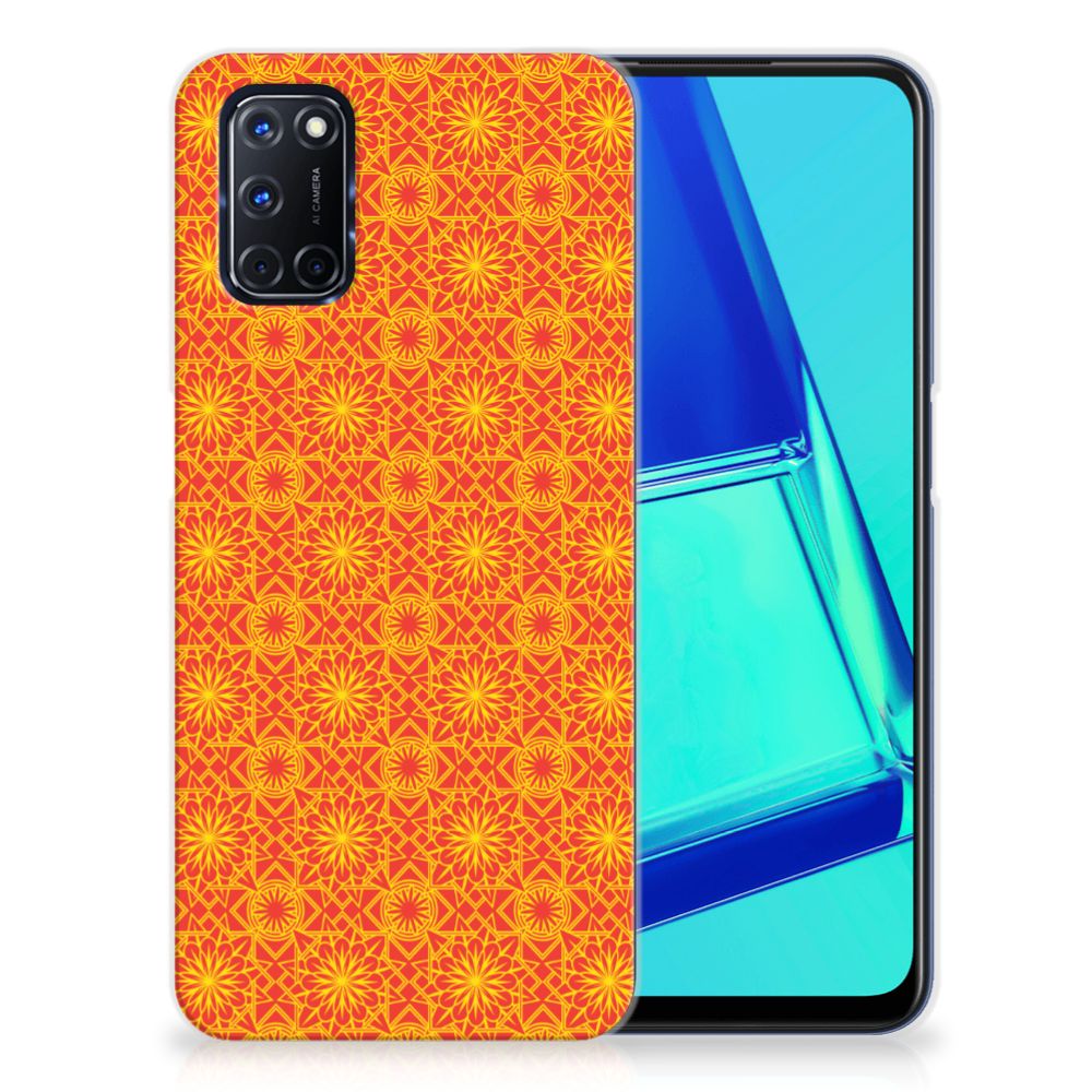 OPPO A52 | A72 TPU bumper Batik Oranje