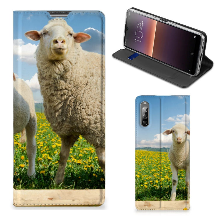 Sony Xperia L4 Hoesje maken Schaap en Lammetje