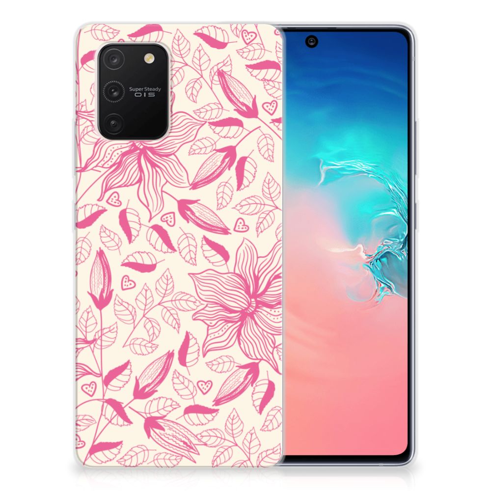 Samsung Galaxy S10 Lite TPU Case Pink Flowers B2C Telecom
