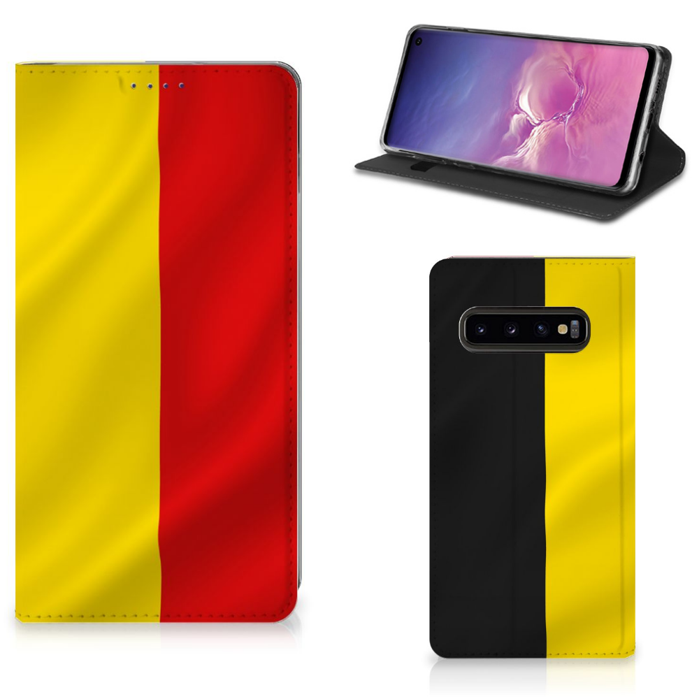 Samsung Galaxy S10 Standcase Belgische Vlag - B2C Telecom