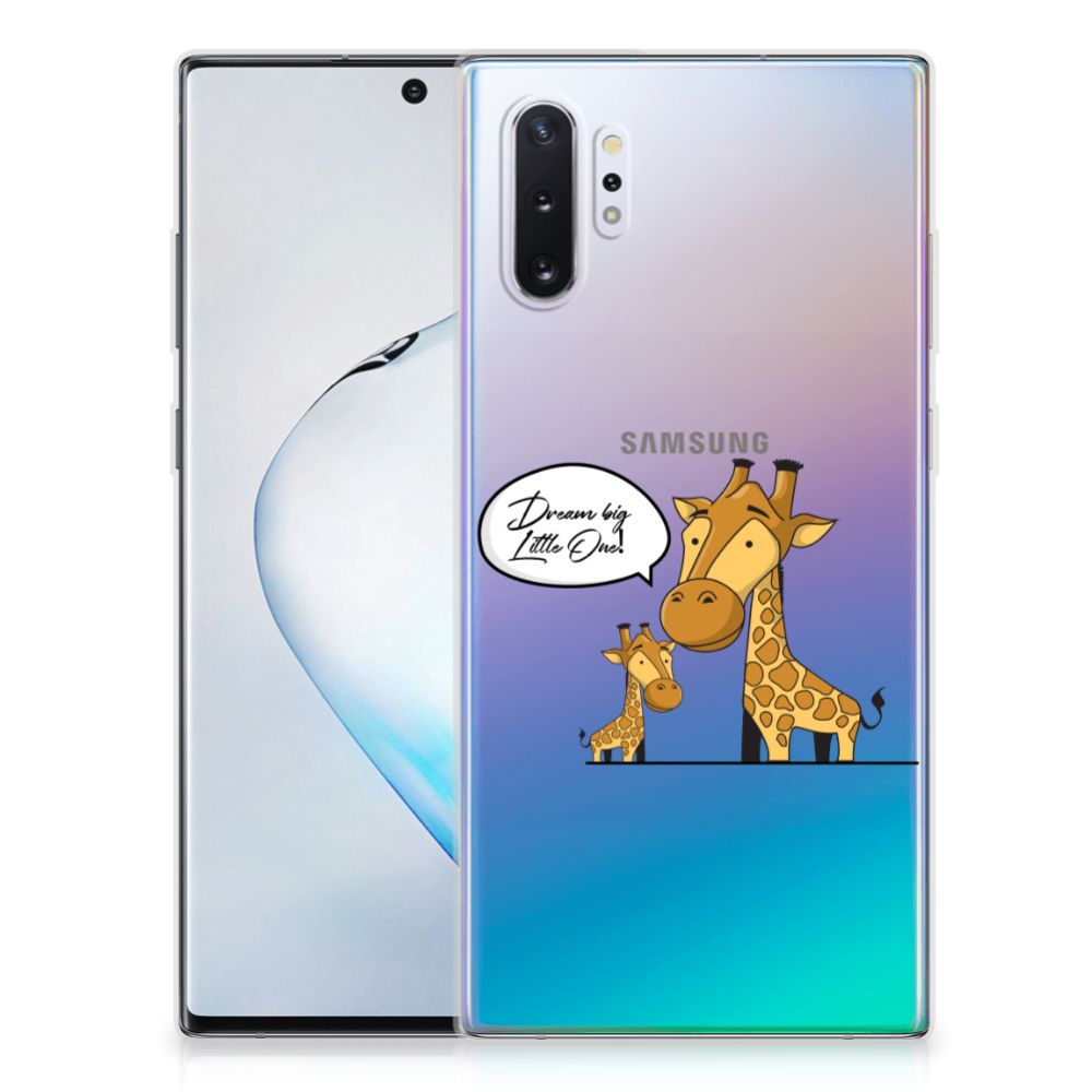 Samsung Galaxy Note 10 Plus Telefoonhoesje met Naam Giraffe