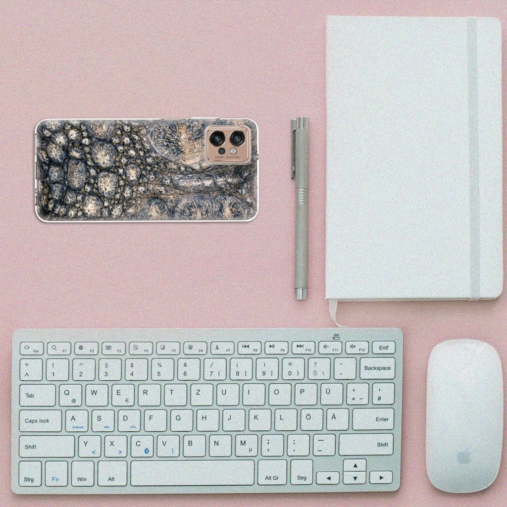 Motorola Moto G32 TPU Hoesje Krokodillenprint