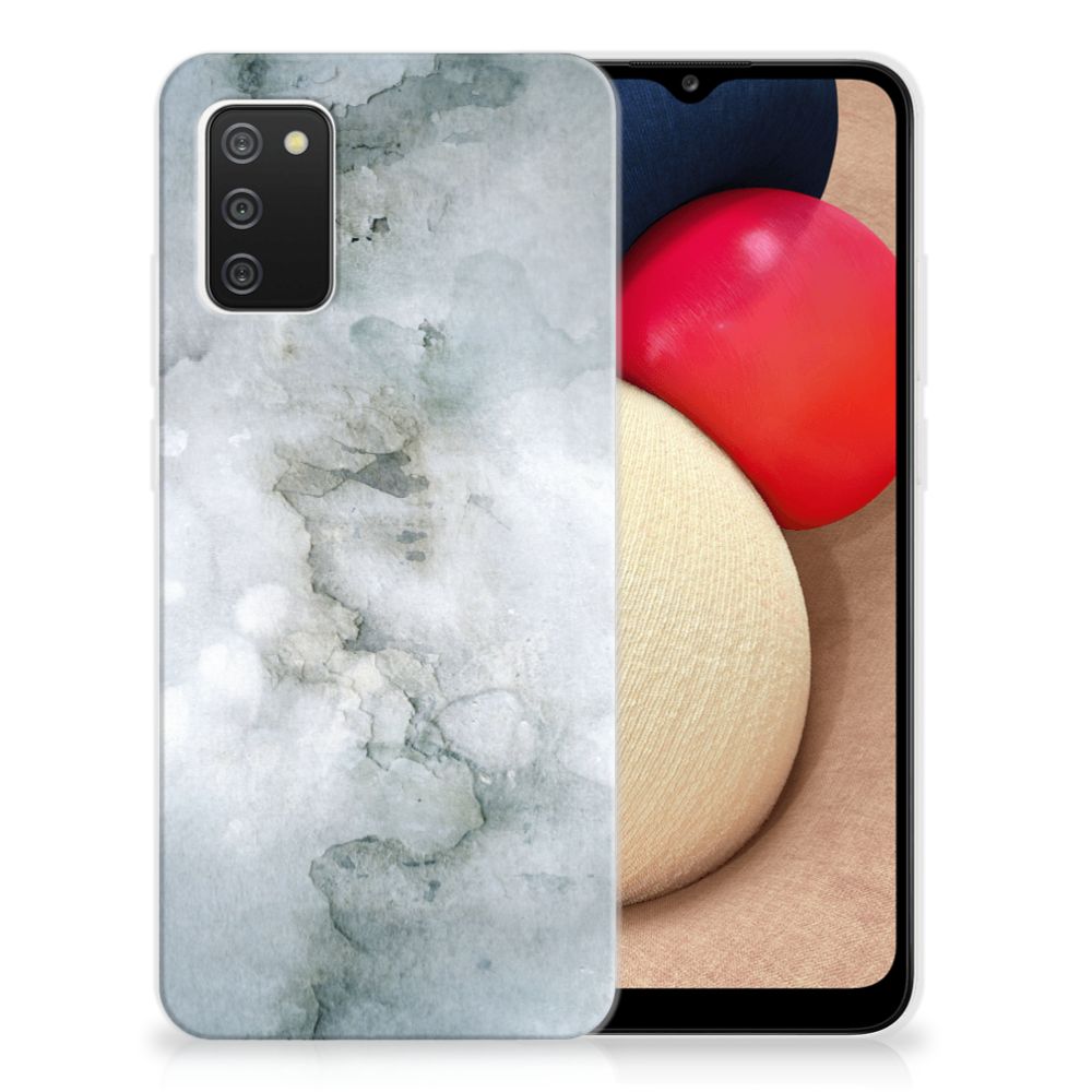 Hoesje maken Samsung Galaxy A02s Painting Grey