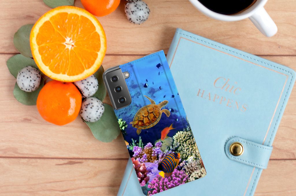 Samsung Galaxy S21 Plus Hoesje maken Vissen - B2C Telecom