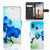 Huawei P20 Lite Hoesje Orchidee Blauw - Cadeau voor je Moeder