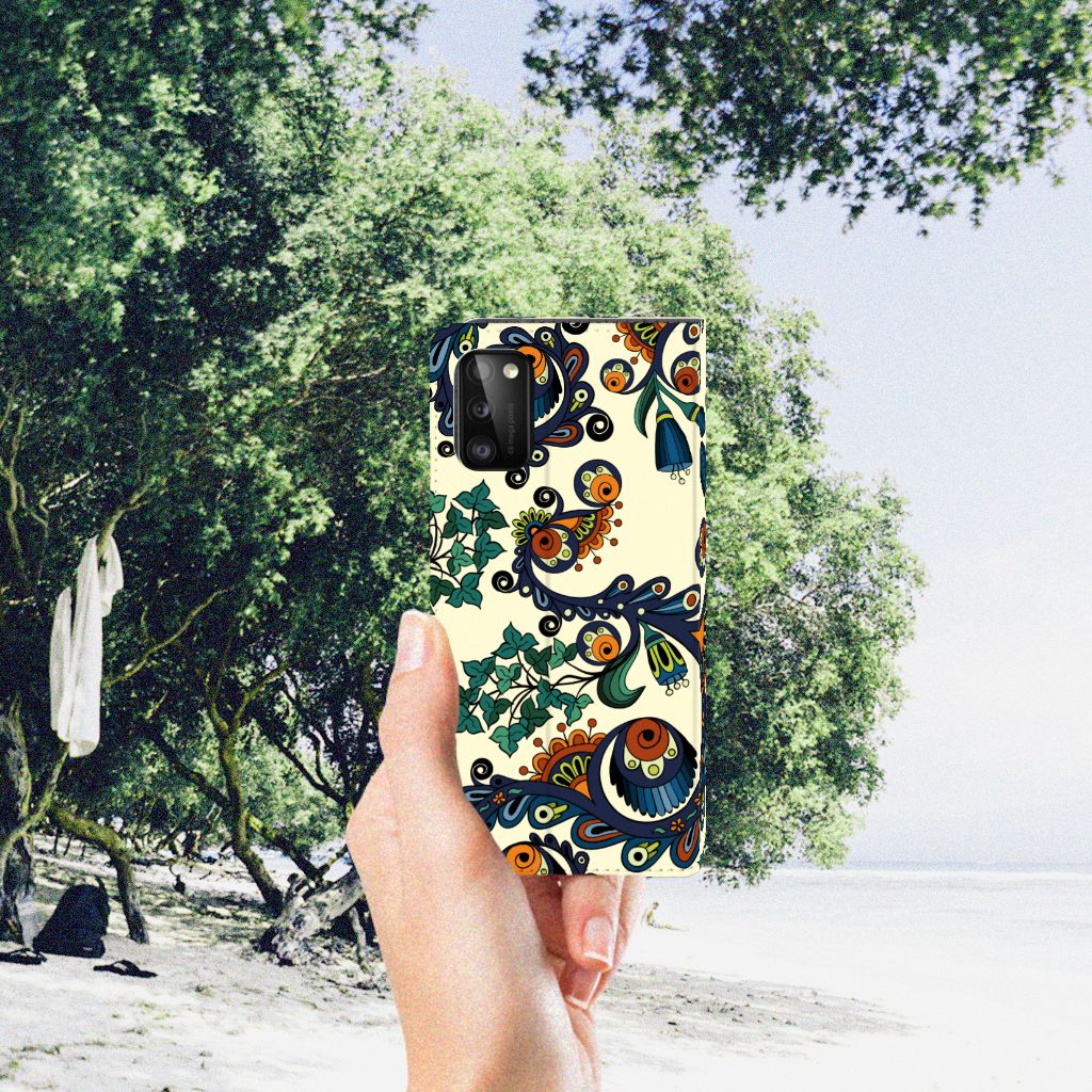 Telefoon Hoesje Samsung Galaxy A41 Barok Flower - B2C Telecom