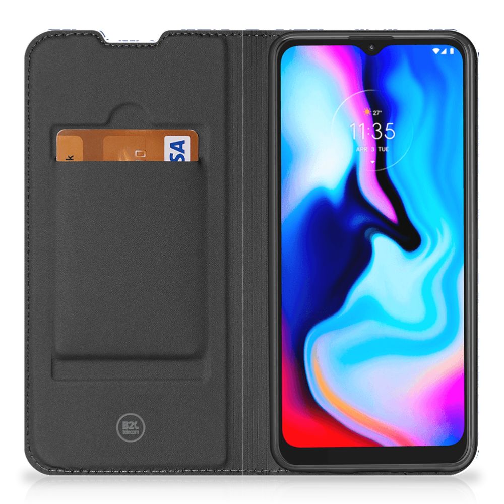 Motorola Moto G9 Play Smart Cover Flower Blue - B2C Telecom